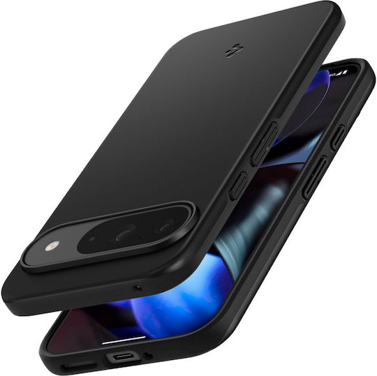 Spigen Thin Fit Umschlag Rückseite Silikon 1.55mm Schwarz (Google Pixel 9 / 9 Pro)
