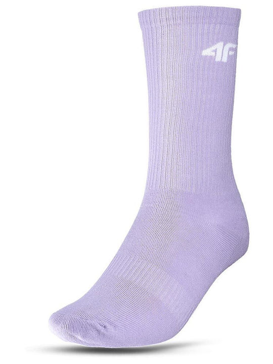 4F Kids' Socks Purple 3 Pairs