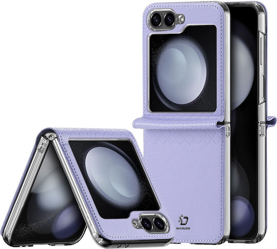 Dux Ducis Back Cover Synthetic Leather Purple (Galaxy Z Flip6)