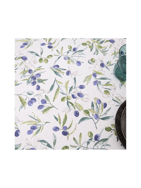 Dimeco Rotunde Aelia Weiß 220x220cm