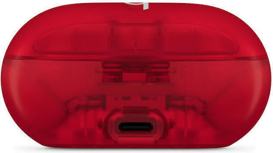 Beats Solo Buds Bluetooth-Freisprecheinrichtung Kopfhörer mit Ladeetui Transparent Red