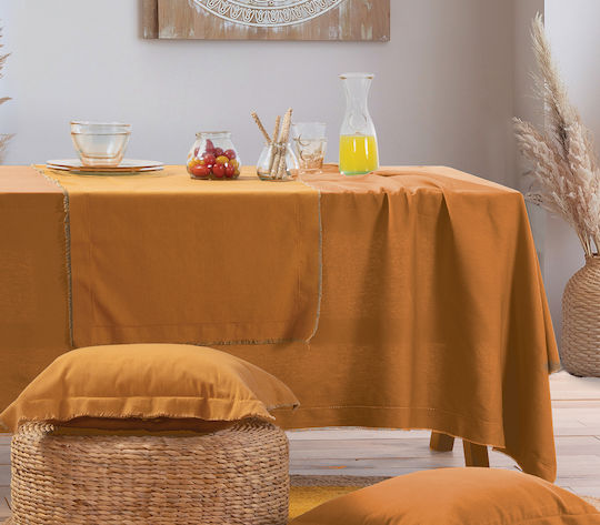Nef-Nef Homeware Τραπεζομάντηλο Βαμβακερό Minimal Grey 140x180εκ.