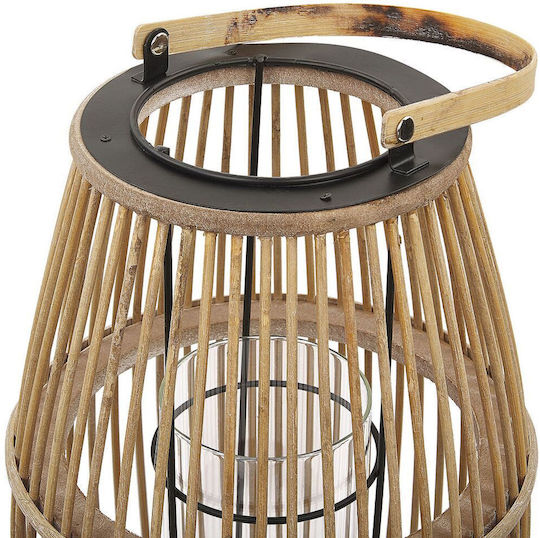 Beliani Laterne Bamboo Beige 23cm