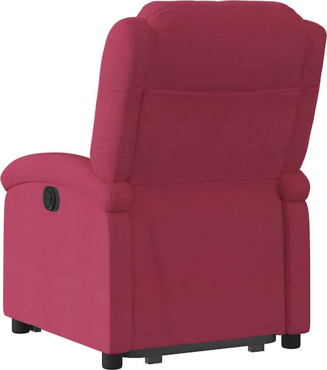 Relax Armchair with Footstool Bordeaux 71x86.5x99.5cm