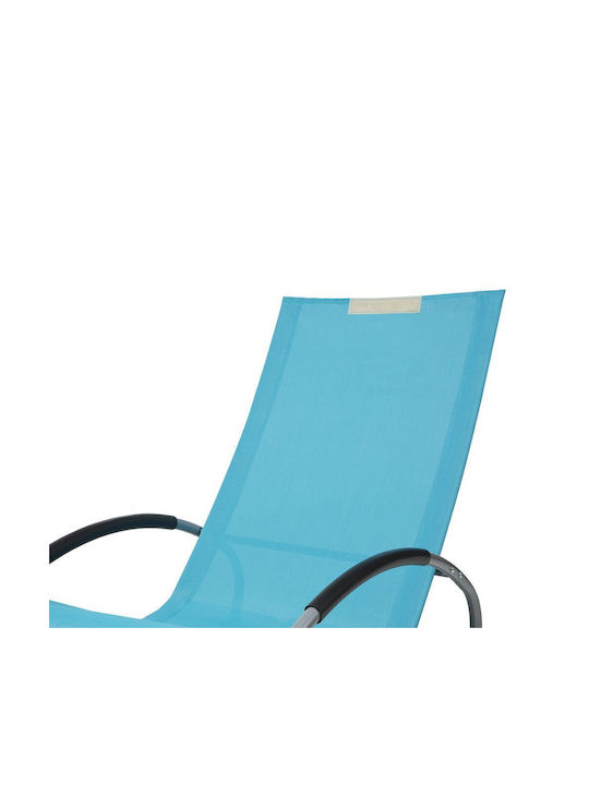 Κουνιστή Καρέκλα Μεταλλική Turquoise