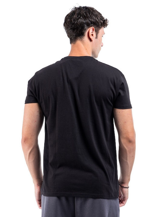 GSA Ανδρικό Αθλητικό T-shirt Κοντομάνικο Black