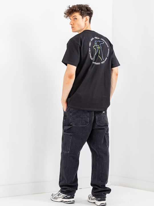 T-shirt Μαύρο