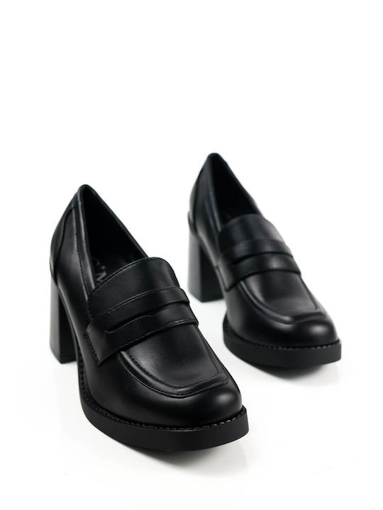 Ligglo Women's Loafers in Black Color