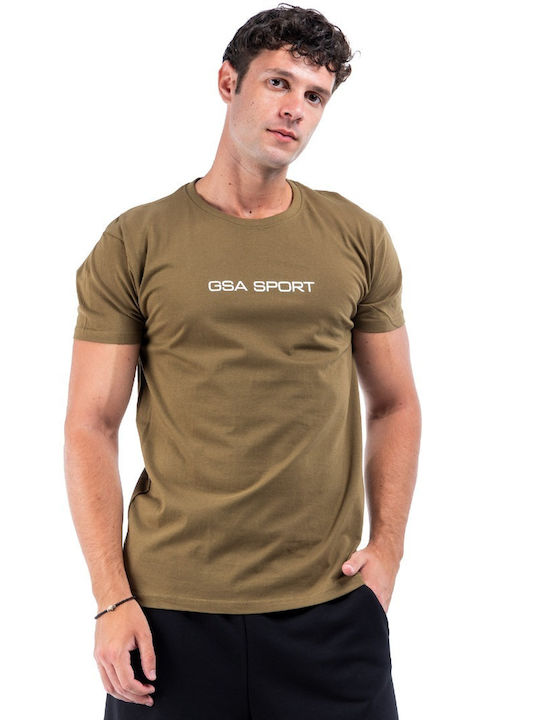 Athletic T-shirt Khaki