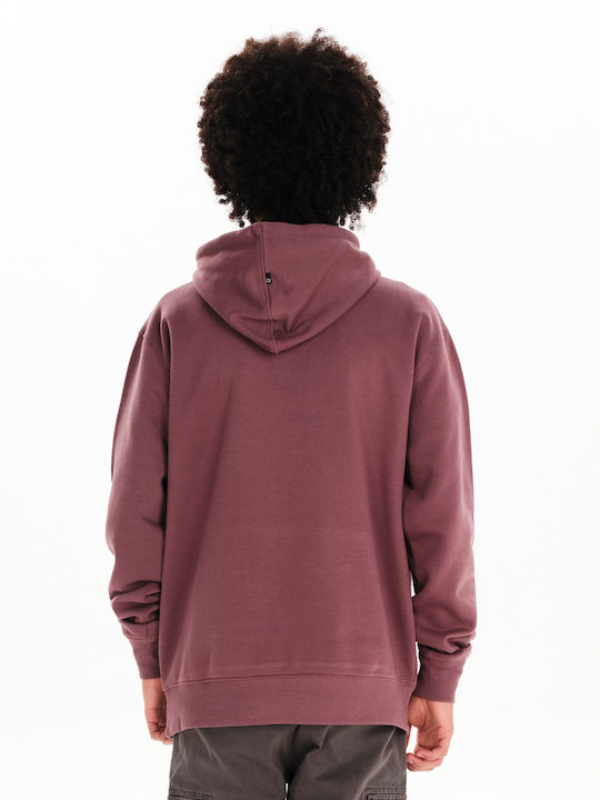 Φούτερ με Κουκούλα Dusty Mauve