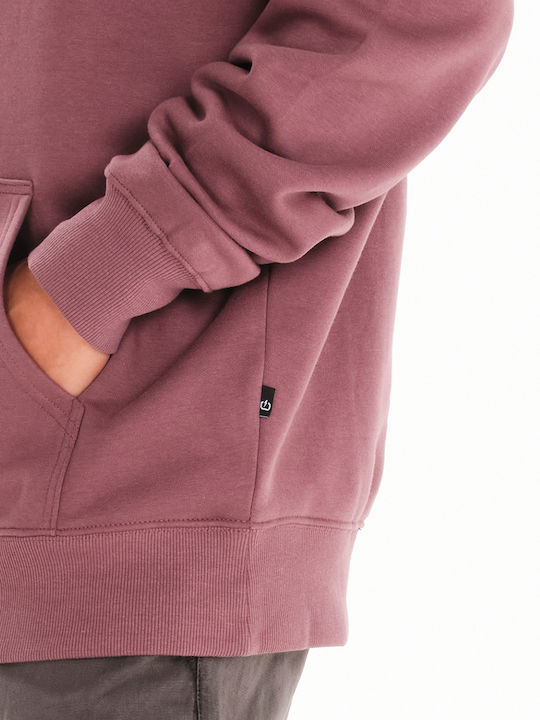 Φούτερ με Κουκούλα Dusty Mauve