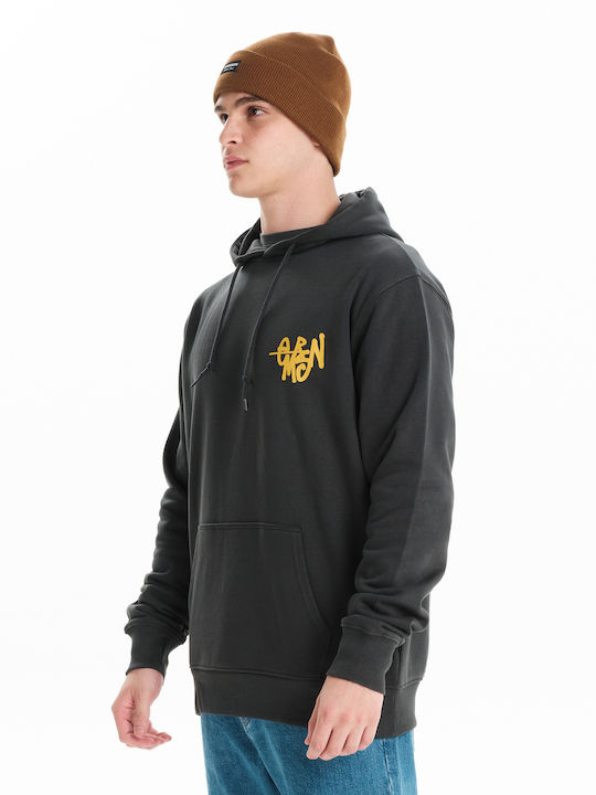 Sweatshirt with Hood Black