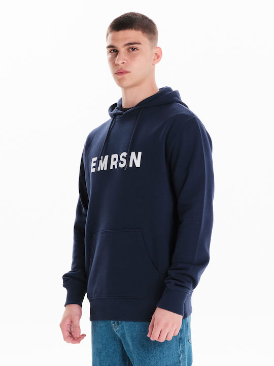 Emerson Herren Sweatshirt mit Kapuze Blau