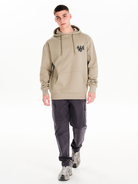Sweatshirt with Hood Green