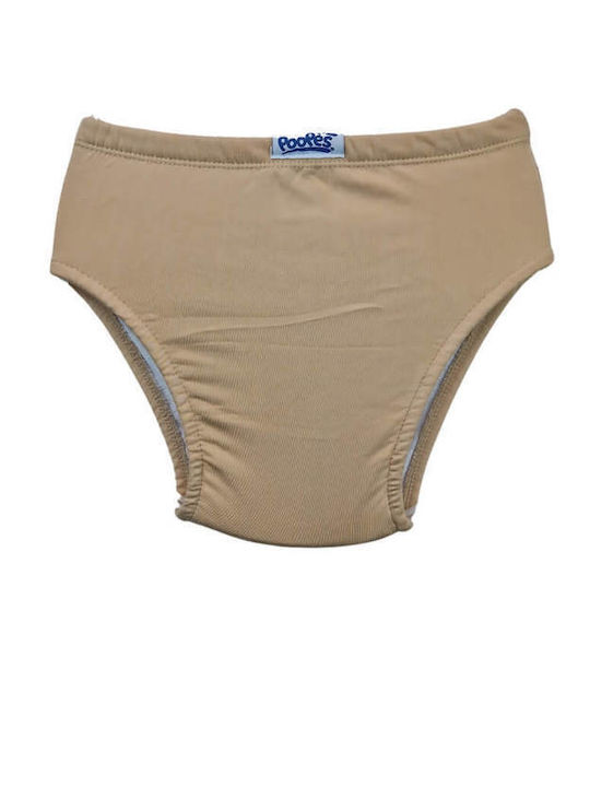 Poopes Kids' Brief Beige