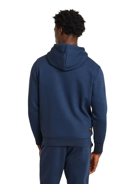 G-Star Raw Men's Sweatshirt with Hood Blue