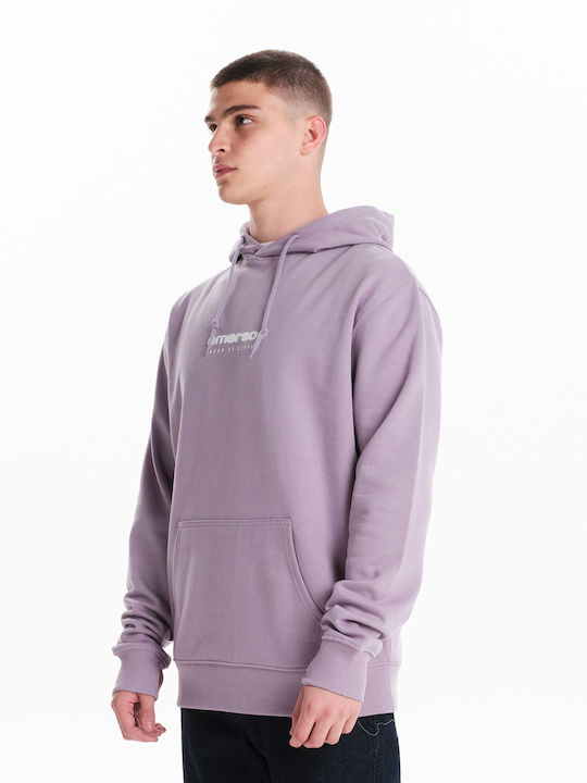 Emerson Men's Sweatshirt with Hood Purple