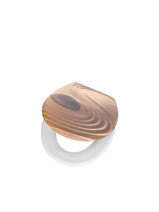 Homefit Plastic Soft Close Toilet Seat Multicolour