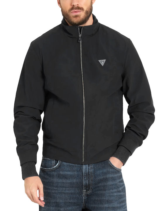 Guess Herren Jacke Lässig BLACK