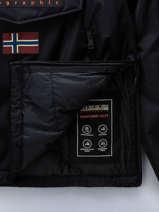 Rainforest Winter Jacket Waterproof and Windproof Black