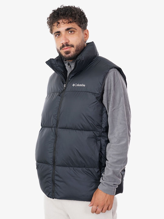 Puffect Iii Αμάνικο Μπουφάν Puffer Αδιάβροχο Μαύρο