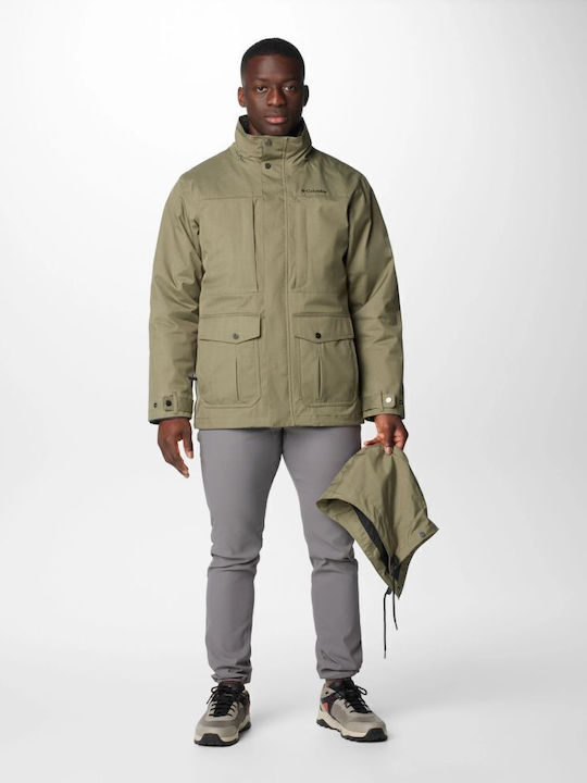 Horizons 3 in 1 Winter Jacket Waterproof Stone Green