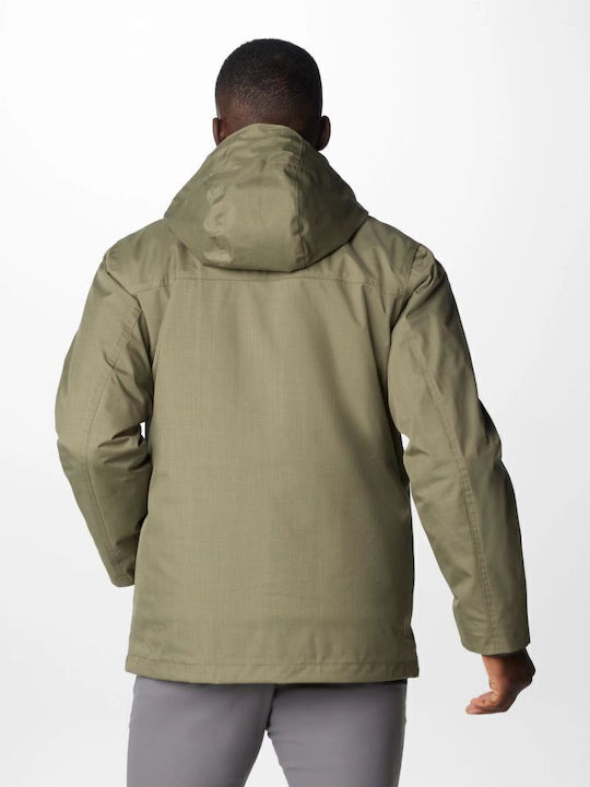 Horizons 3 in 1 Winter Jacket Waterproof Stone Green