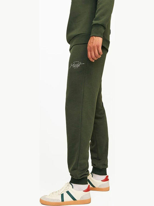 Gordon Sweatpants with Elastic Green