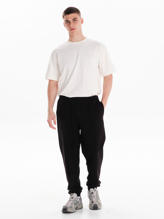 Sweatpants with Elastic Black