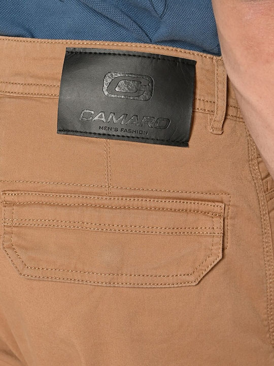Hose Cargo Elastisch Tabac Brown