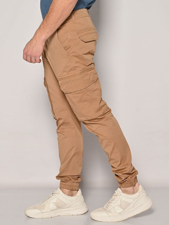 Hose Cargo Elastisch Tabac Brown