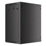 Lanberg Επιτοίχια Καμπίνα Rack 15U 60x45x76.9cm Μαύρο S5604354