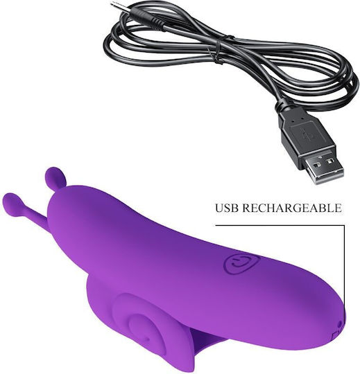 Pretty Love Snail Powerful Vibrator Finger 10cm Lila