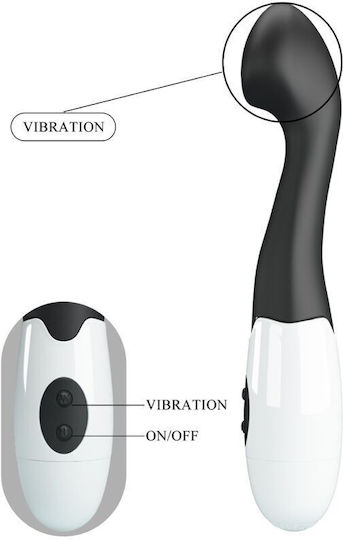 Pretty Love Charles Вибратор G-Spot с Дистанционно Управление 21см Черен
