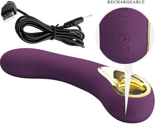 Pretty Love Ethan Вибратор G-Spot с Дистанционно Управление 20см Lilac