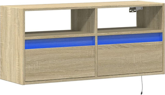 Έπιπλο TV Επιτοίχιο 100x31x45εκ.