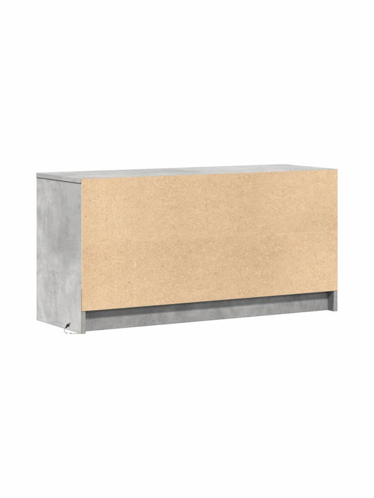 Έπιπλο Τηλεόρασης Γκρι Μ100xΠ34xΥ50cm