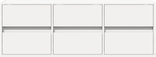 White TV Stand L130xD31xH45cm