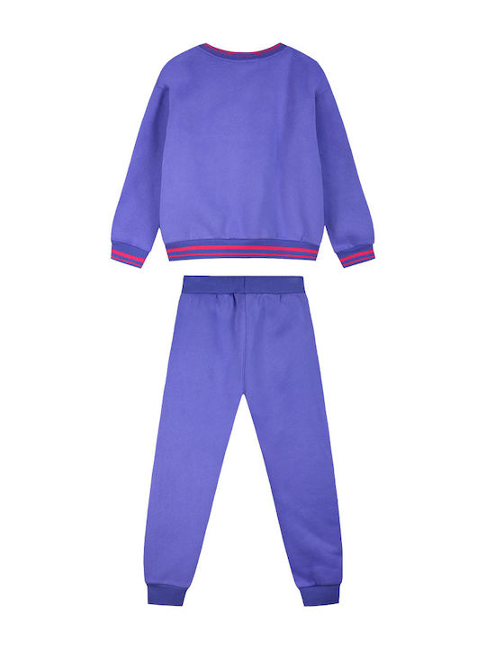 Energiers Kids Sweatpants Set Purple