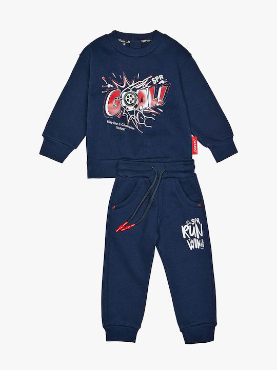 Sprint Kids Sweatpants Set Dark Blue