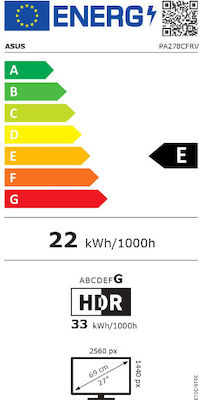 Asus ProArt PA278CFRV IPS HDR Monitor 27" QHD 2560x1440