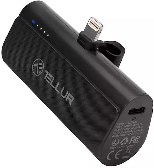 Tellur PD203 Lightning Power Bank 5000mAh Schwarz