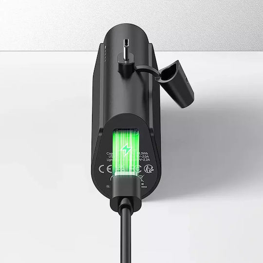 Tellur PD201 USB-C Power Bank 5000mAh Μαύρο