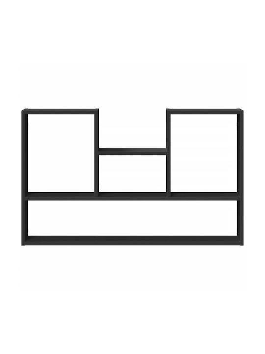 Black Wall Shelf 99x15x60cm