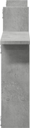 Grey Wall Shelves 2 Pieces 50x12x50 cm