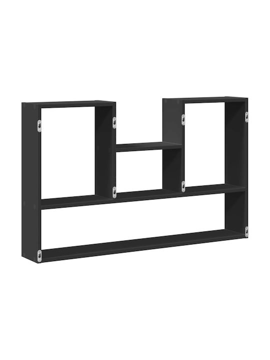 Black Wall Shelf 99x15x60cm