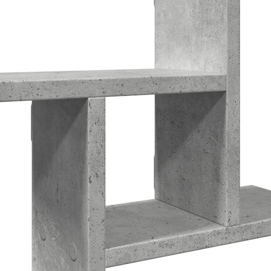 Grey Wall Shelves 2 Pieces 50x12x50 cm