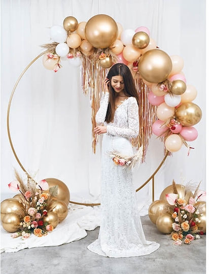 Round Gold Glossy Balloon 60cm 1pc