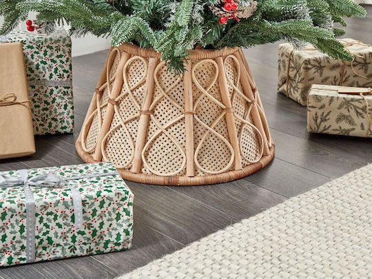 Weihnachtsbaum-Schürze Beige