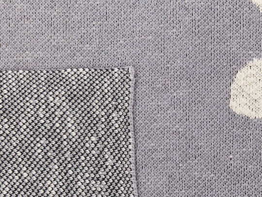 Beliani Pătură Gri 130x170 cm